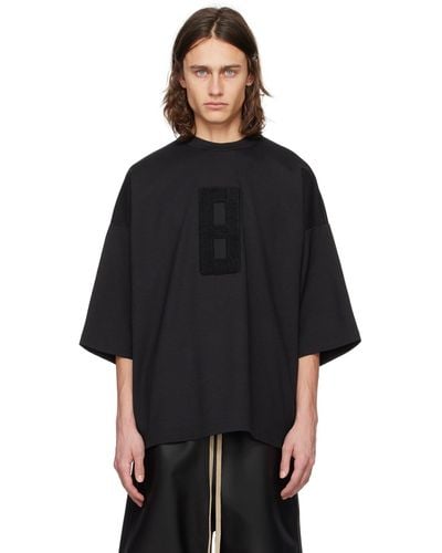 Fear Of God Embroidered T-Shirt - Black