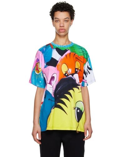 Moschino Multicolour Inflatable Animals T-shirt