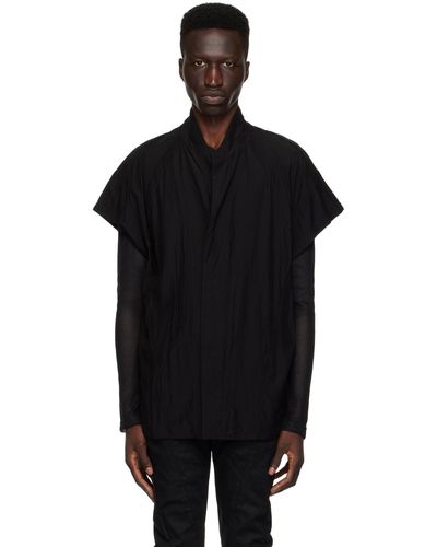 Julius Prism Kite Shirt - Black