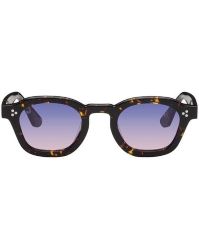 AKILA Tortoiseshell Logos Sunglasses - Black