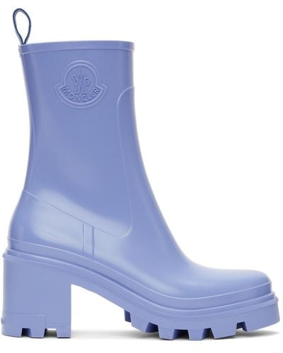 Moncler Loftgrip Ankle Boots - Blue