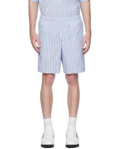 Givenchy Blue Striped Shorts