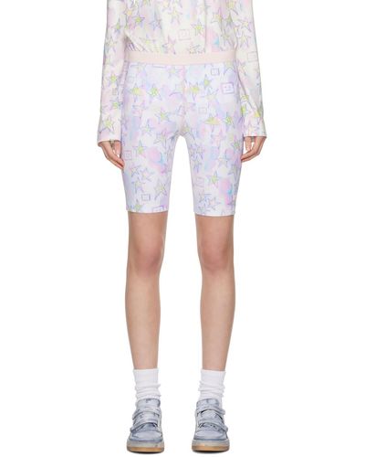 Acne Studios Multicolour Printed Shorts - White