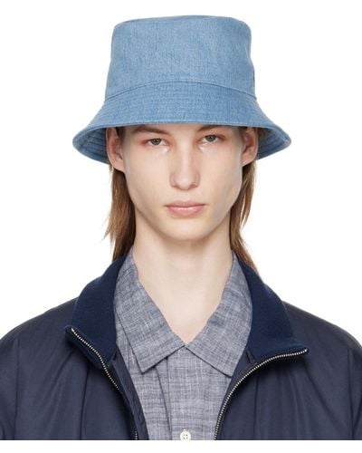 Nanamica Denim Bucket Hat - Blue