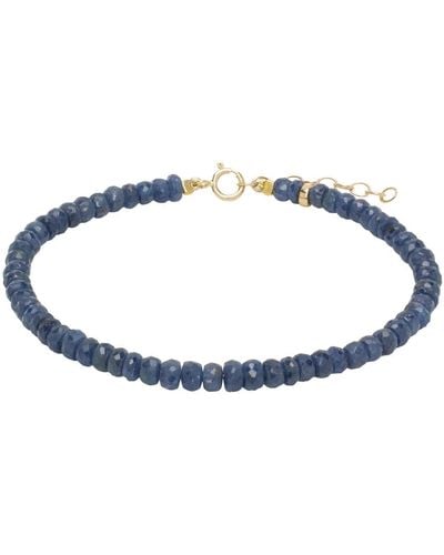 JIA JIA Bracelet september bleu à saphirs - birthstone - Noir