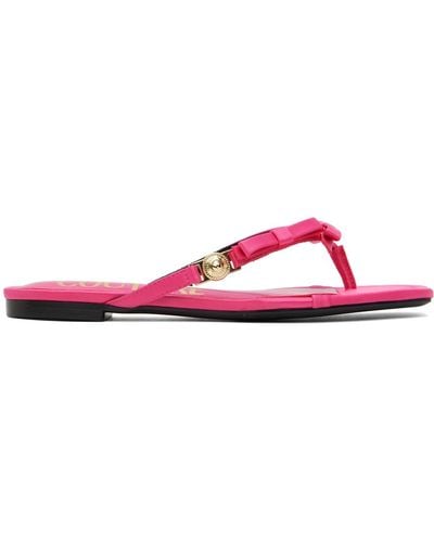 Versace Pink Millie Sandals - Black