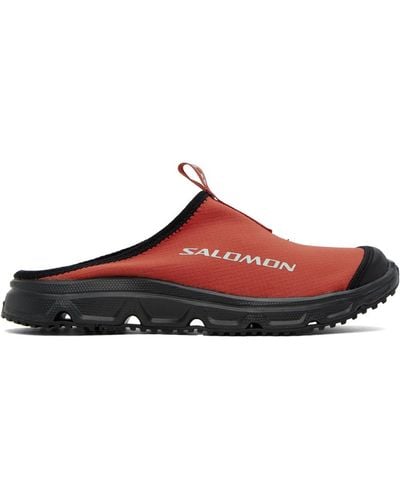 Salomon Red & Black Rx 3.0 Slippers