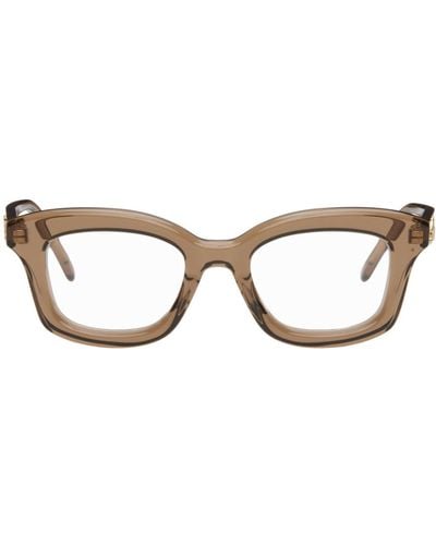Loewe Brown Square Glasses - Black