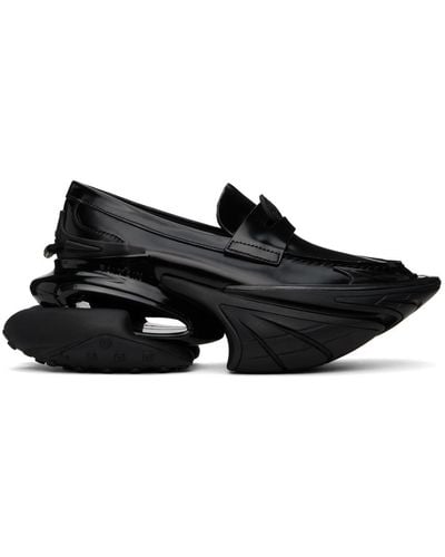 Balmain Leather Slip-on Unicorn Trainers - Black