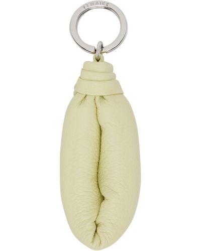 Lemaire Yellow Wadded Keychain - Natural