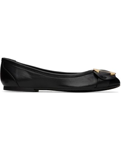 See By Chloé Ballerines chany noires