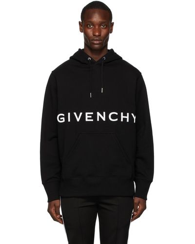 Givenchy Black 4g Embroidered Hoodie