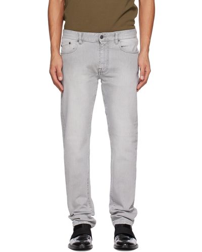 Belstaff Grey Longton Jeans - White