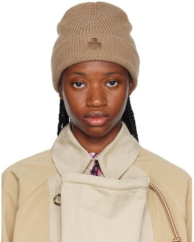 Isabel Marant Taupe Bayle Beanie - Natural