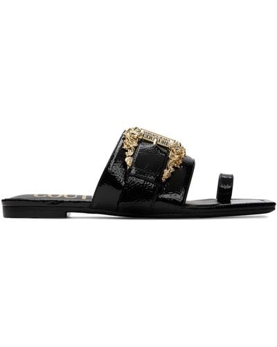 Versace Black Millie Sandals