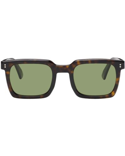 Retrosuperfuture Tortoiseshell Secolo Sunglasses - Green