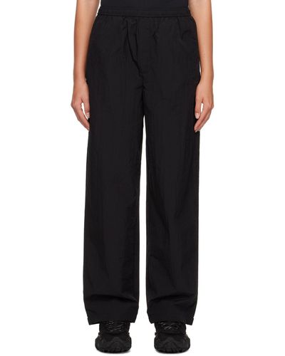 Acne Studios Crinkled Trousers - Black