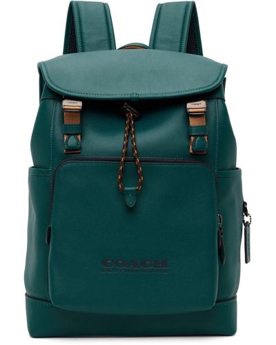 COACH League Flap Backpack - Green