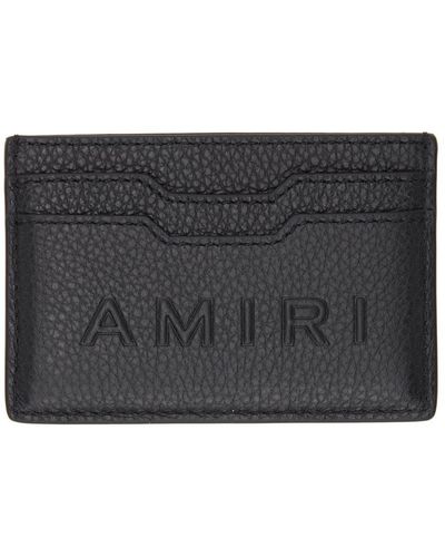 Amiri ロゴ カード ケース - ブラック