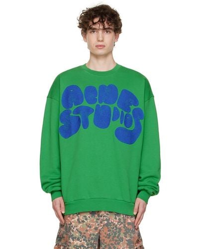 Acne Studios Green Bubble Sweatshirt