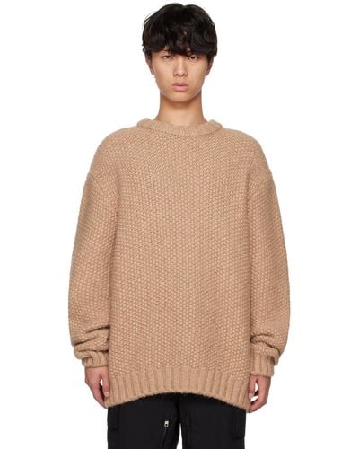 Givenchy Beige Balaclava Sweater - Natural