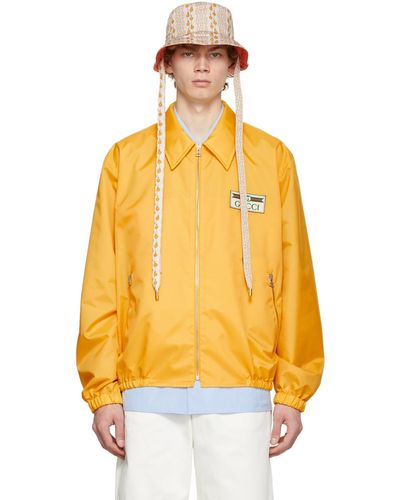 Gucci Reversible Beige ' Eschatology' Bucket Hat - Yellow