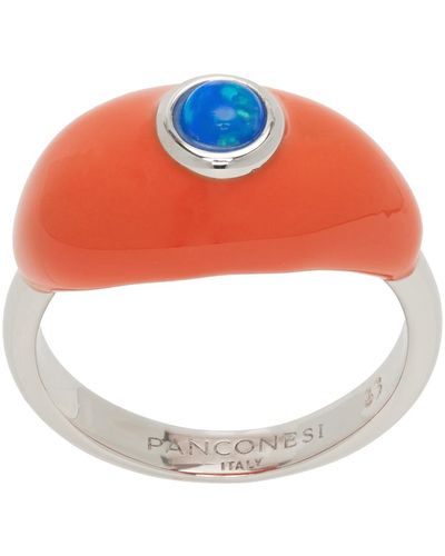 Panconesi Ssense Exclusive Lava Ring - Red