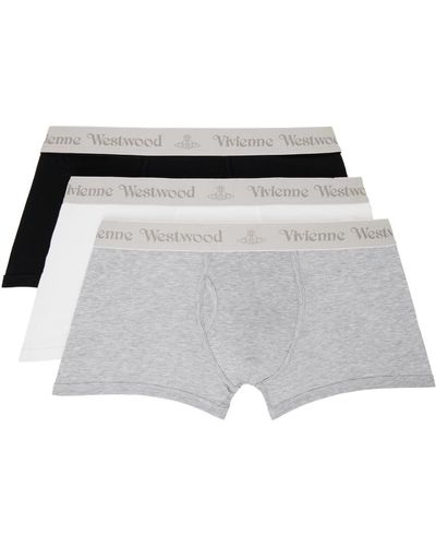 Vivienne Westwood マルチカラー ボクサー 3枚セット - ブラック