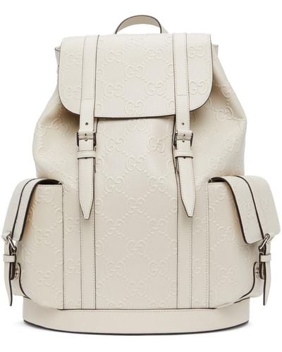 Gucci Off-white GG Embossed Backpack