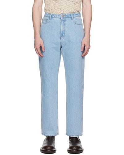 Amomento Straight Fit Jeans - Blue