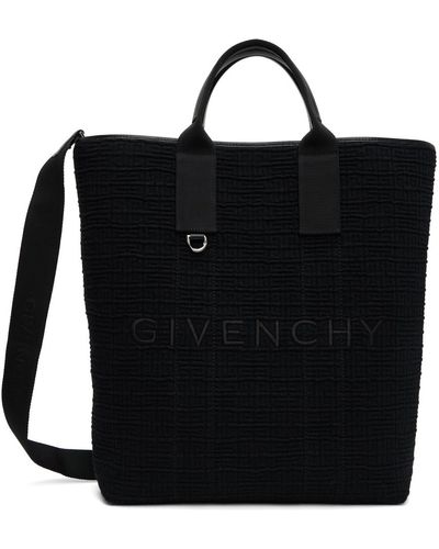 Givenchy Grand cabas noir à motif à logo