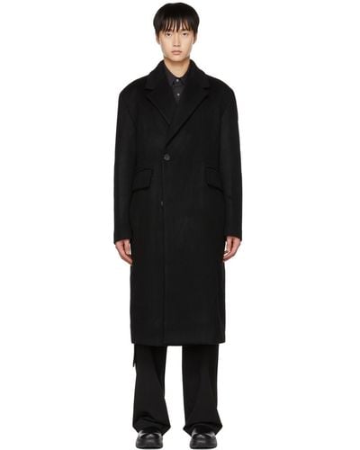 WOOYOUNGMI Single-breasted Coat - Black