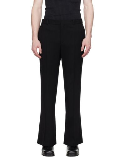 RECTO. Groove Trousers - Black