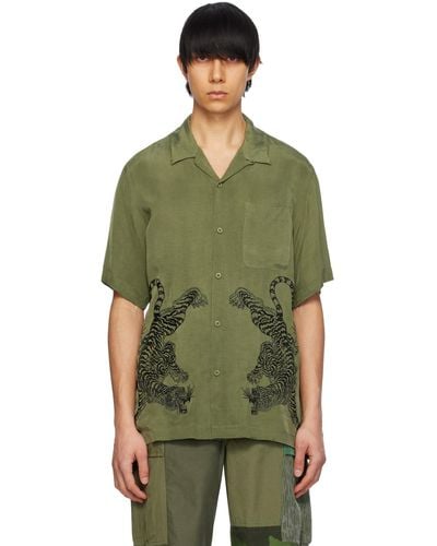 Maharishi Take Tora Shirt - Green