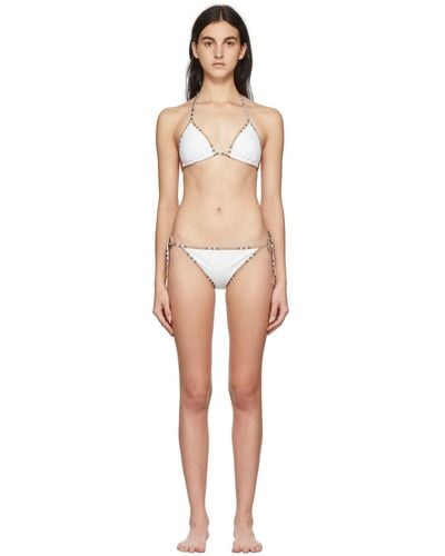 Blue best sale burberry bikini