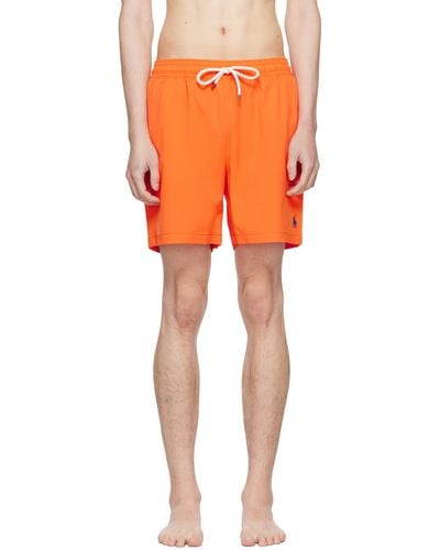 Polo Ralph Lauren Orange Traveller Swim Shorts