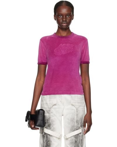 Acne Studios Pink Fitted T-shirt