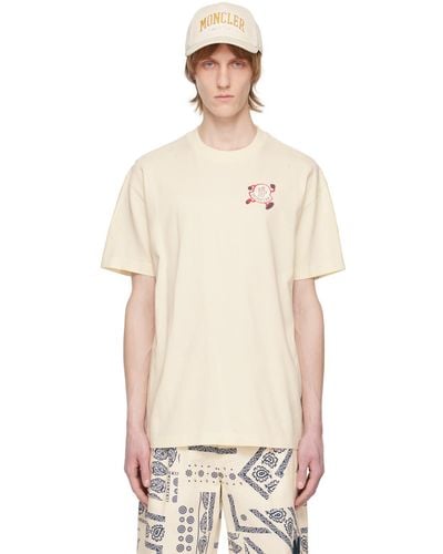 Moncler Off-white Printed T-shirt - Multicolour