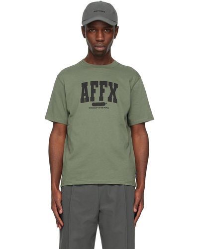 AFFXWRKS Varsity T-shirt - Green