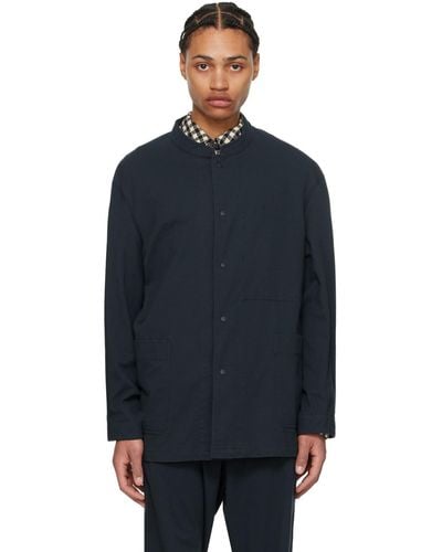 Nanamica Stand Collar Jacket - Blue