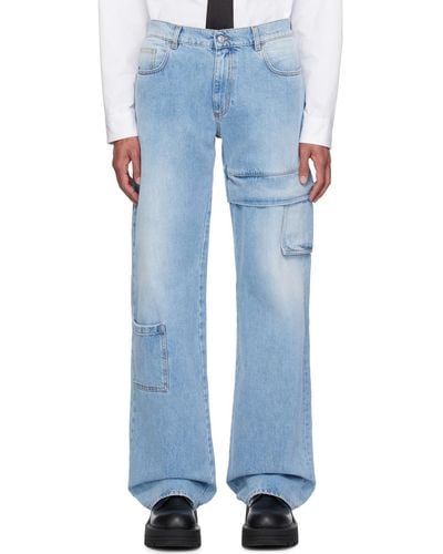 1017 ALYX 9SM Oversized Cargo Jeans - Blue