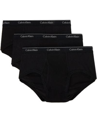 Calvin Klein Classics ブリーフ 3枚セット - ブラック