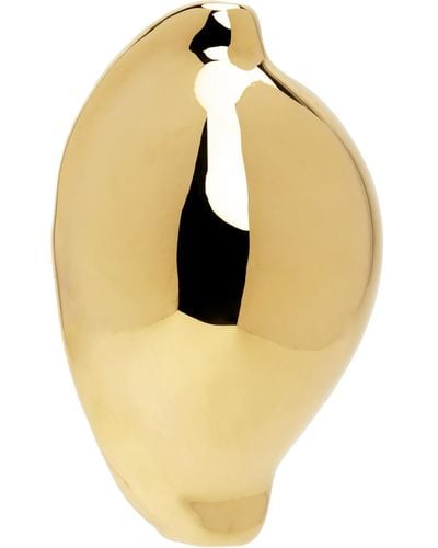 Jacquemus Gold 'la Boucle Concha' Earring - Natural