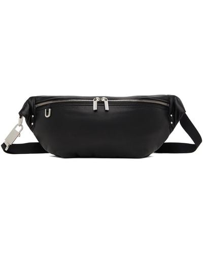 Rick Owens Black Peached Lambskin Pouch