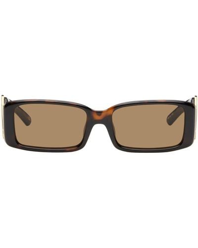 Le Specs Tortoiseshell Cruel Intentions Sunglasses - Black