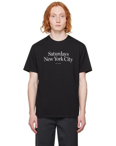 Saturdays NYC Miller T-shirt - Black