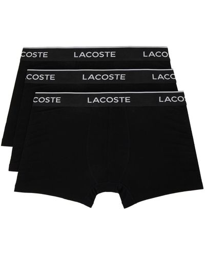 Lacoste Three-pack Black Casual Boxers