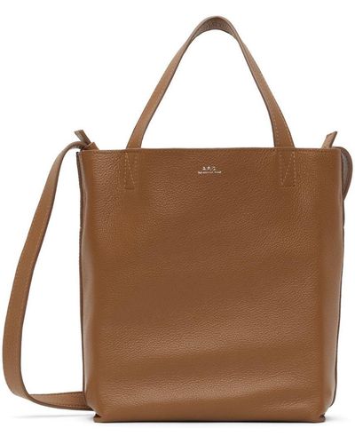A.P.C. Cabas Maiko Small Tote in Black | Lyst