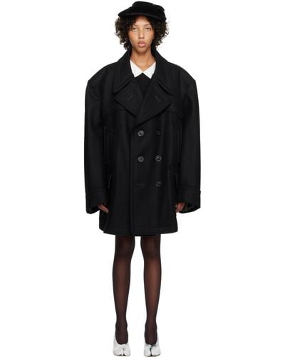 Maison Margiela Black Oversized Coat