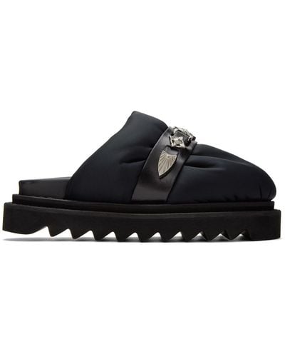 Toga Padded Loafers - Black